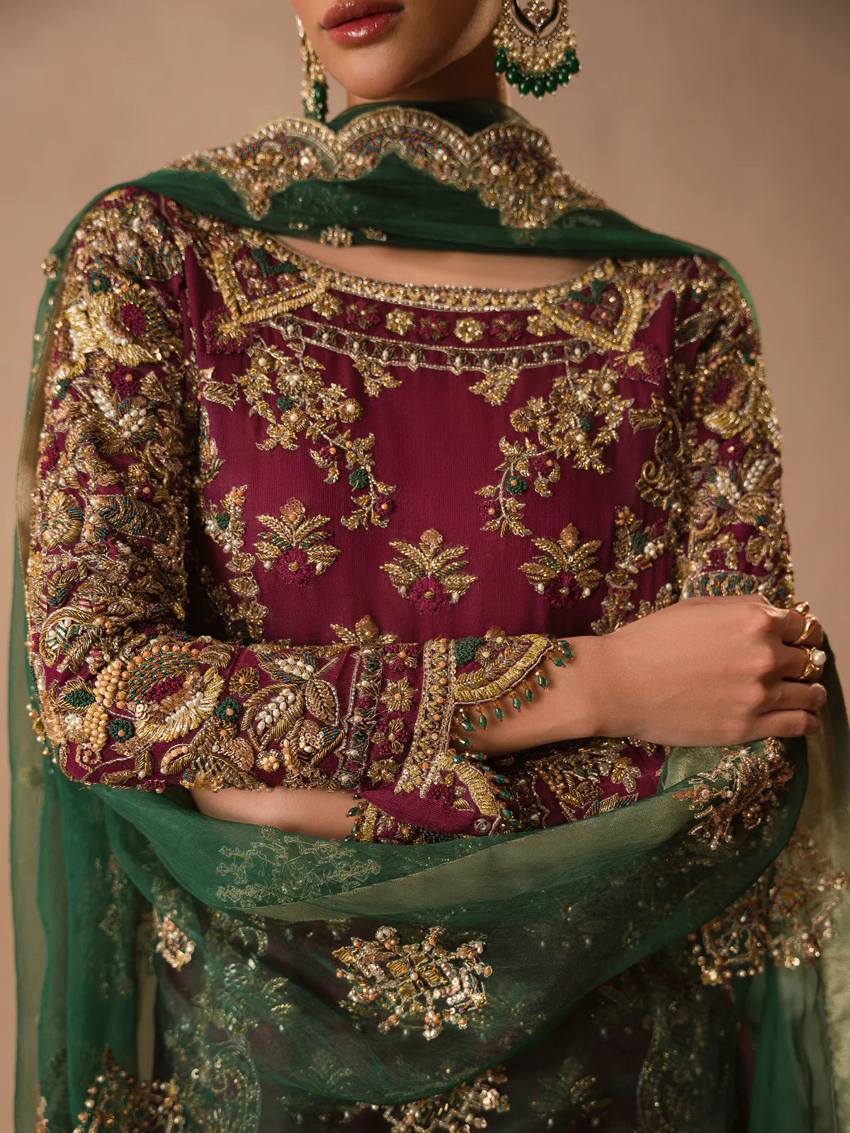 Abeera Usman - Burgundy Dusk