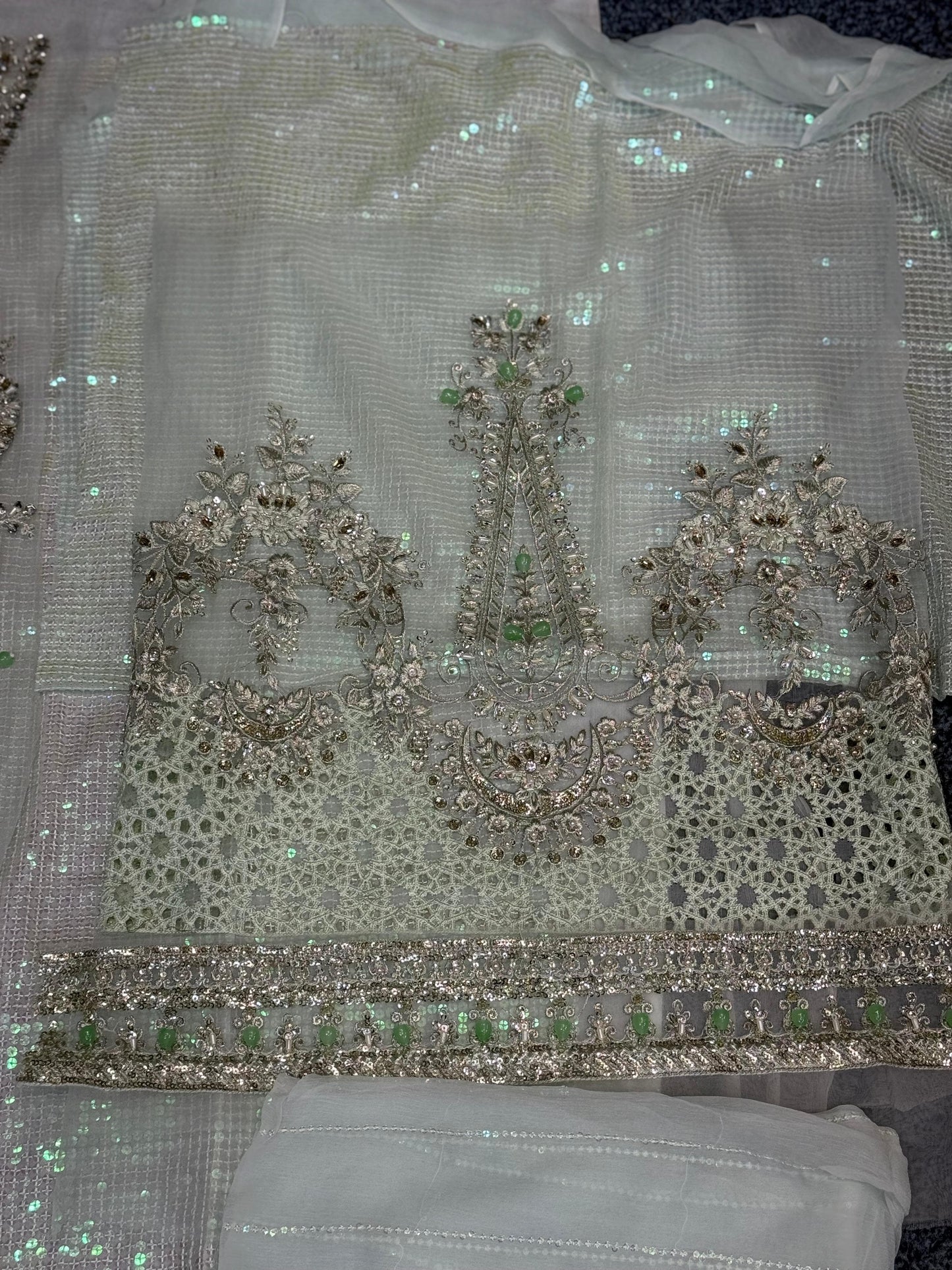 Maria B - Ice Blue Chiffon