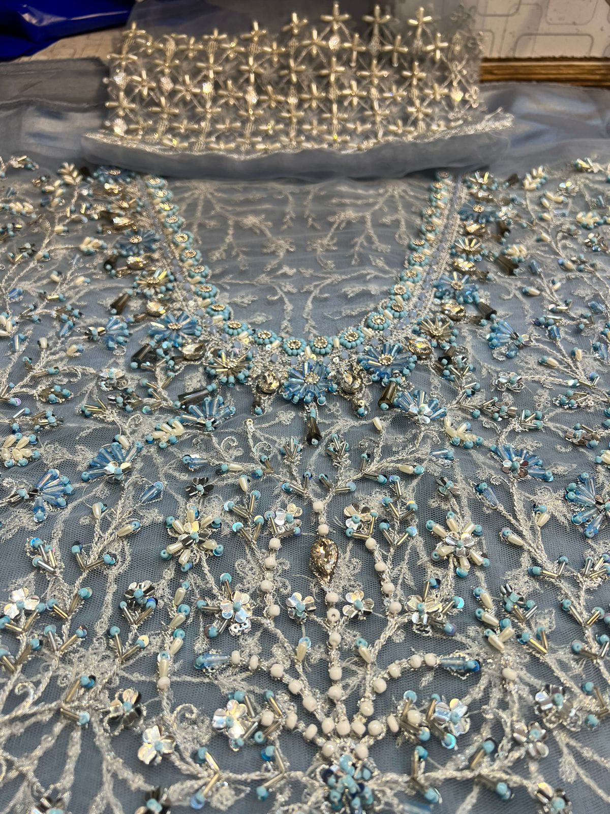 Maria B - Bridal Ice Blue