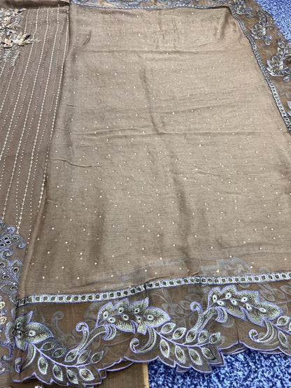 Maria B - Bronze Chiffon