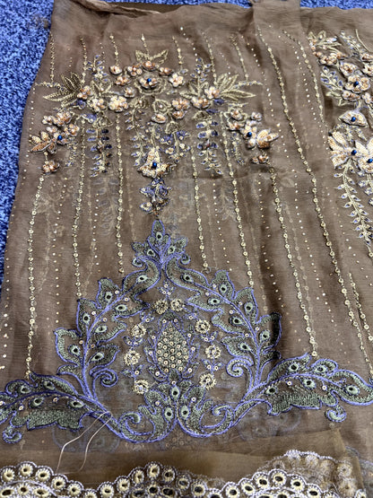 Maria B - Bronze Chiffon