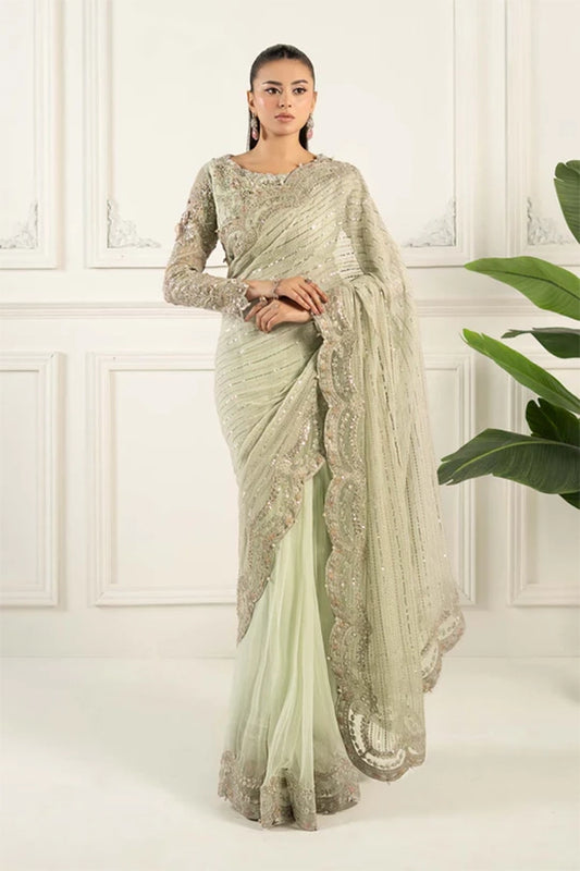 Maria B - Embroidered Chiffon Saree