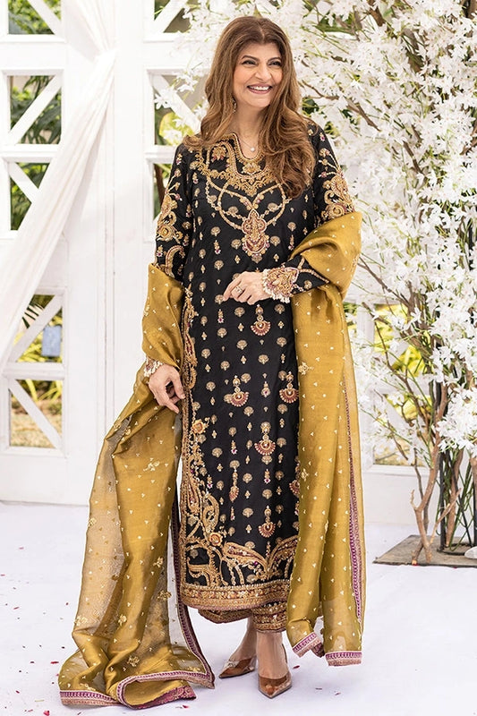 Farah Talib Aziz - Bita Black Kurta