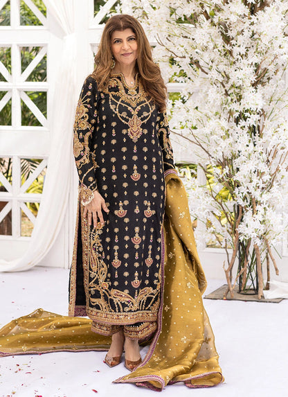 Farah Talib Aziz - Bita Black Kurta