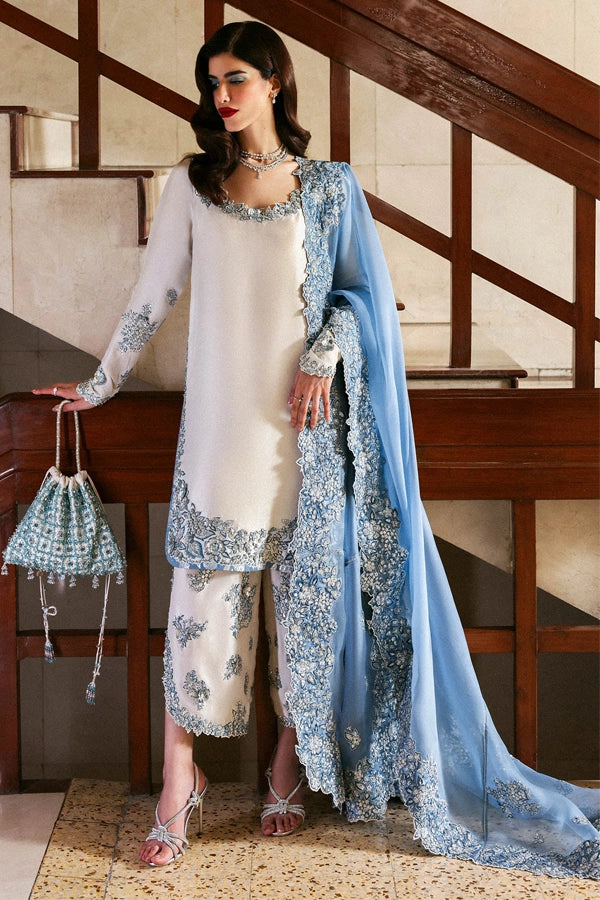 Hussain Rehar - Luxury Tassel Silk Virelle