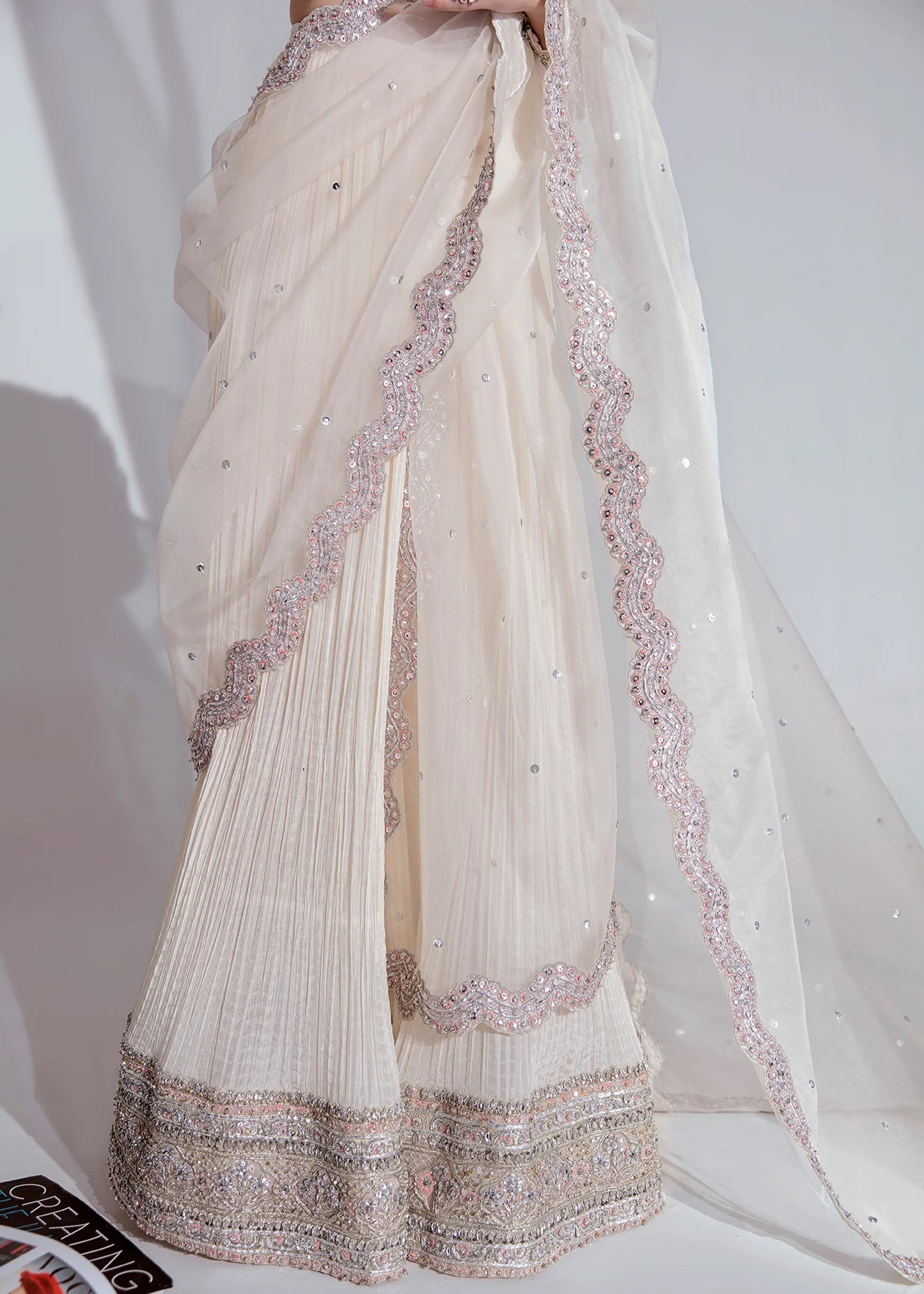 Hussain Rehar - Swan Saree