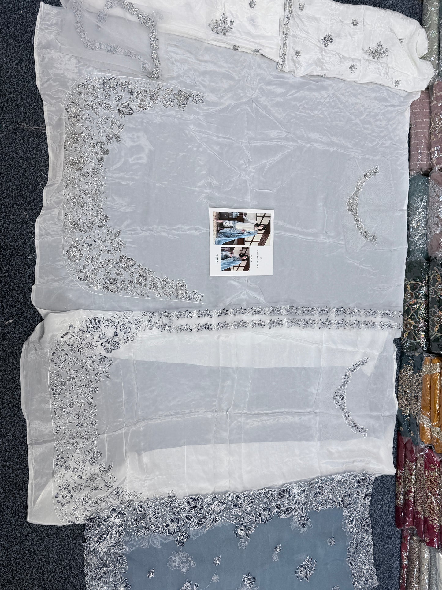 Hussain Rehar - Luxury Tassel Silk Virelle