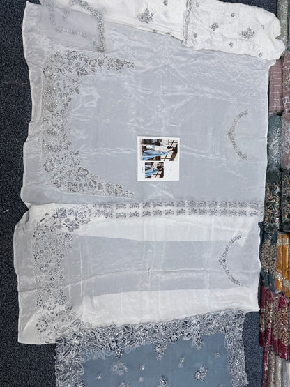 Hussain Rehar - Luxury Tassel Silk Virelle