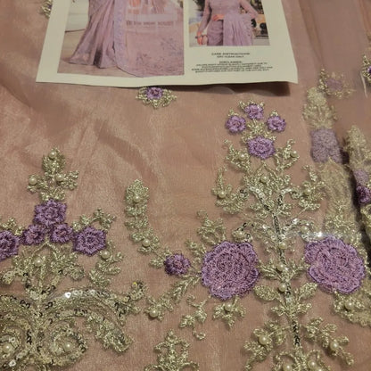 Maria B - Couture Lilac Saree