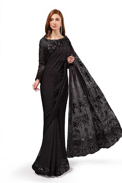 Maria B - Black Saree