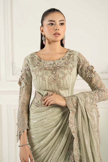 Maria B - Embroidered Chiffon Saree