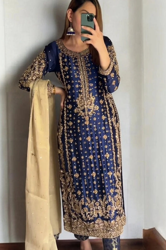 Poshkari Monam Luxe Tassel Silk