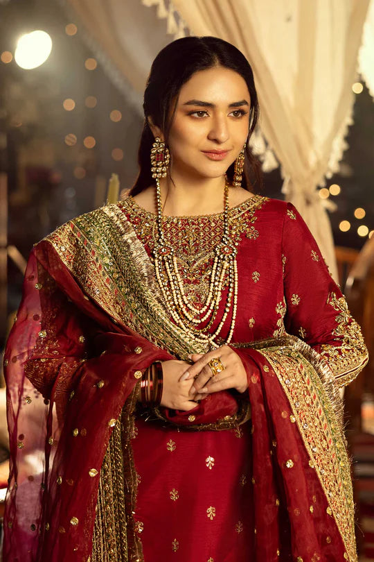 Maria B - Maroon Silk