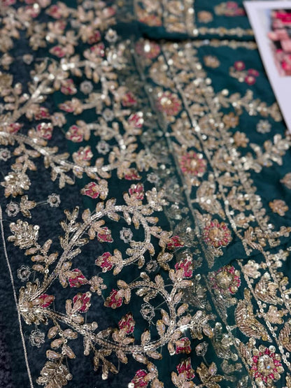 Haris Shakeel - Bridal Tassel Silk HR 06