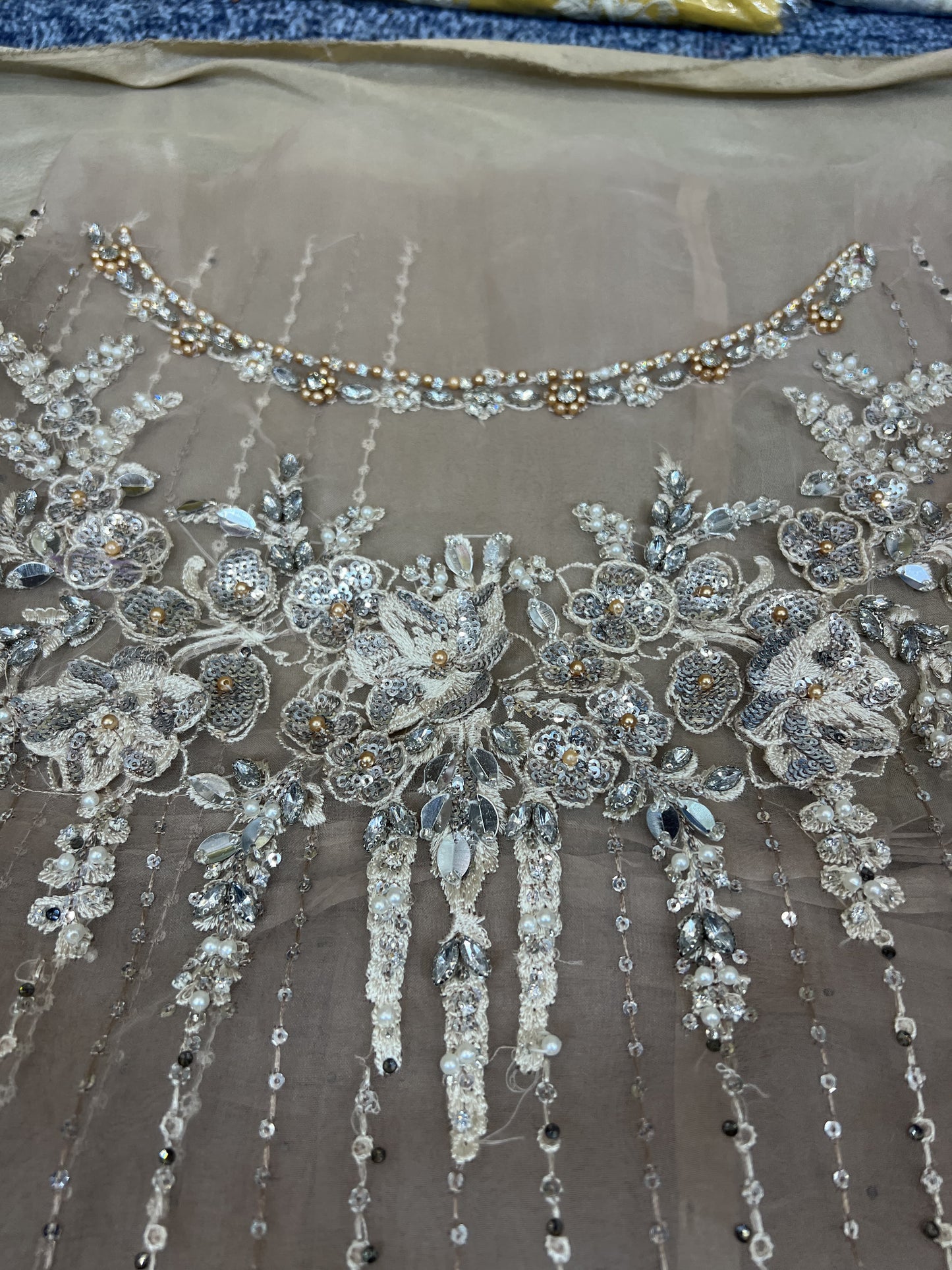 Maria B - Mbroidered Skin Saree