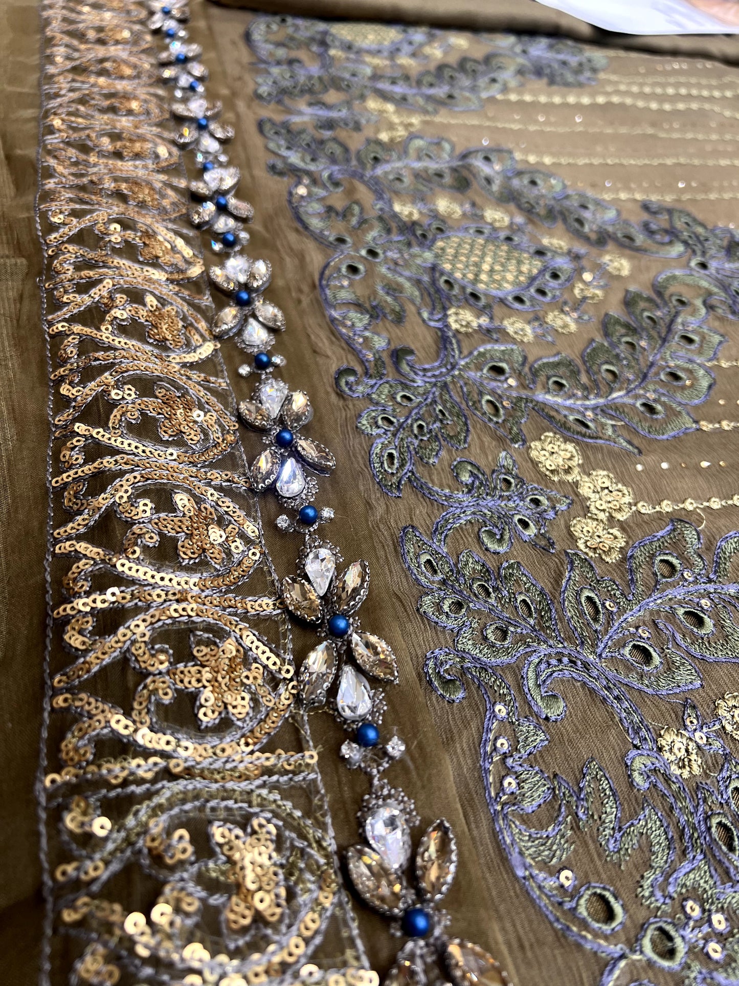 Maria B - Bronze Chiffon