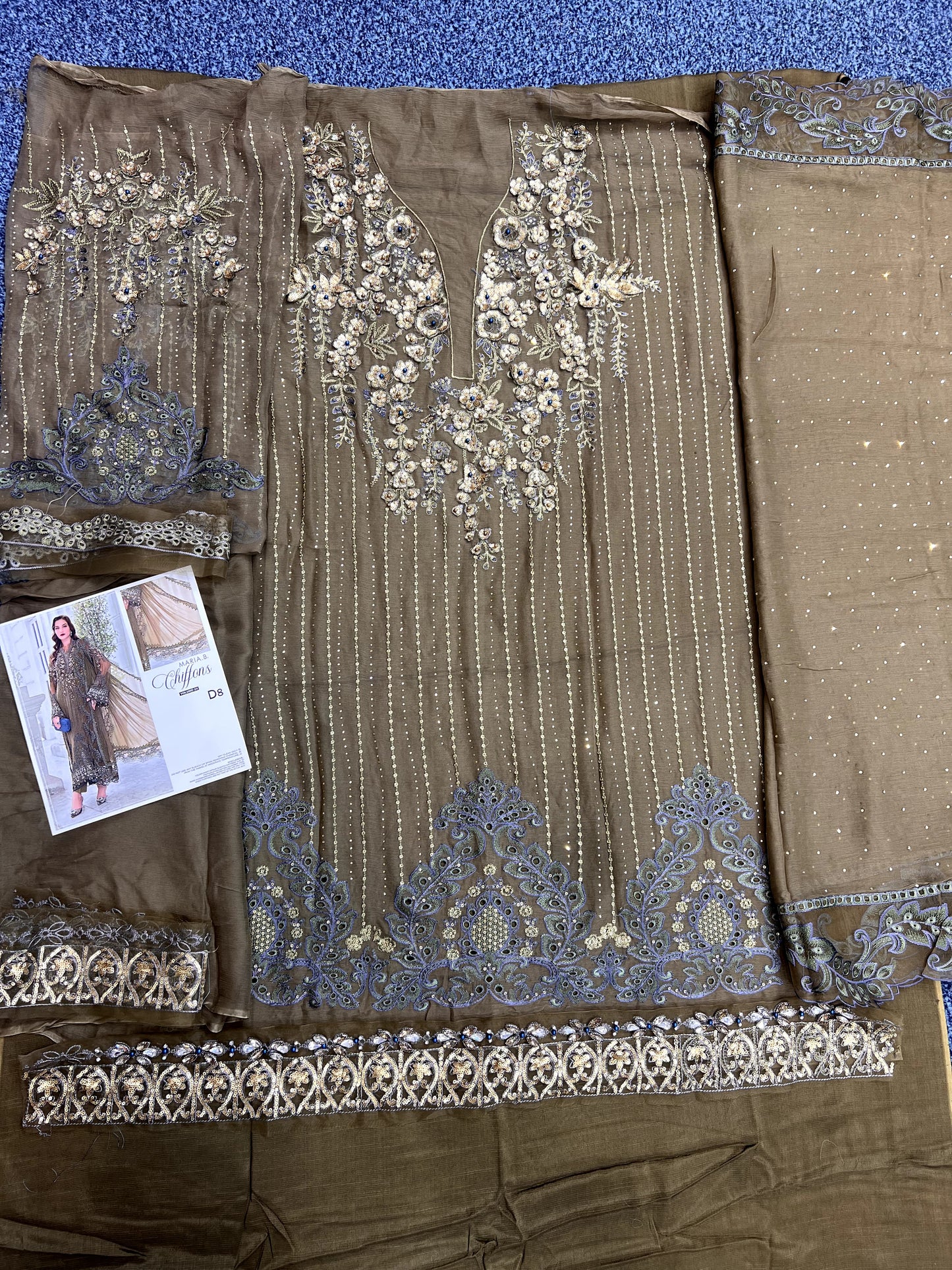 Maria B - Bronze Chiffon