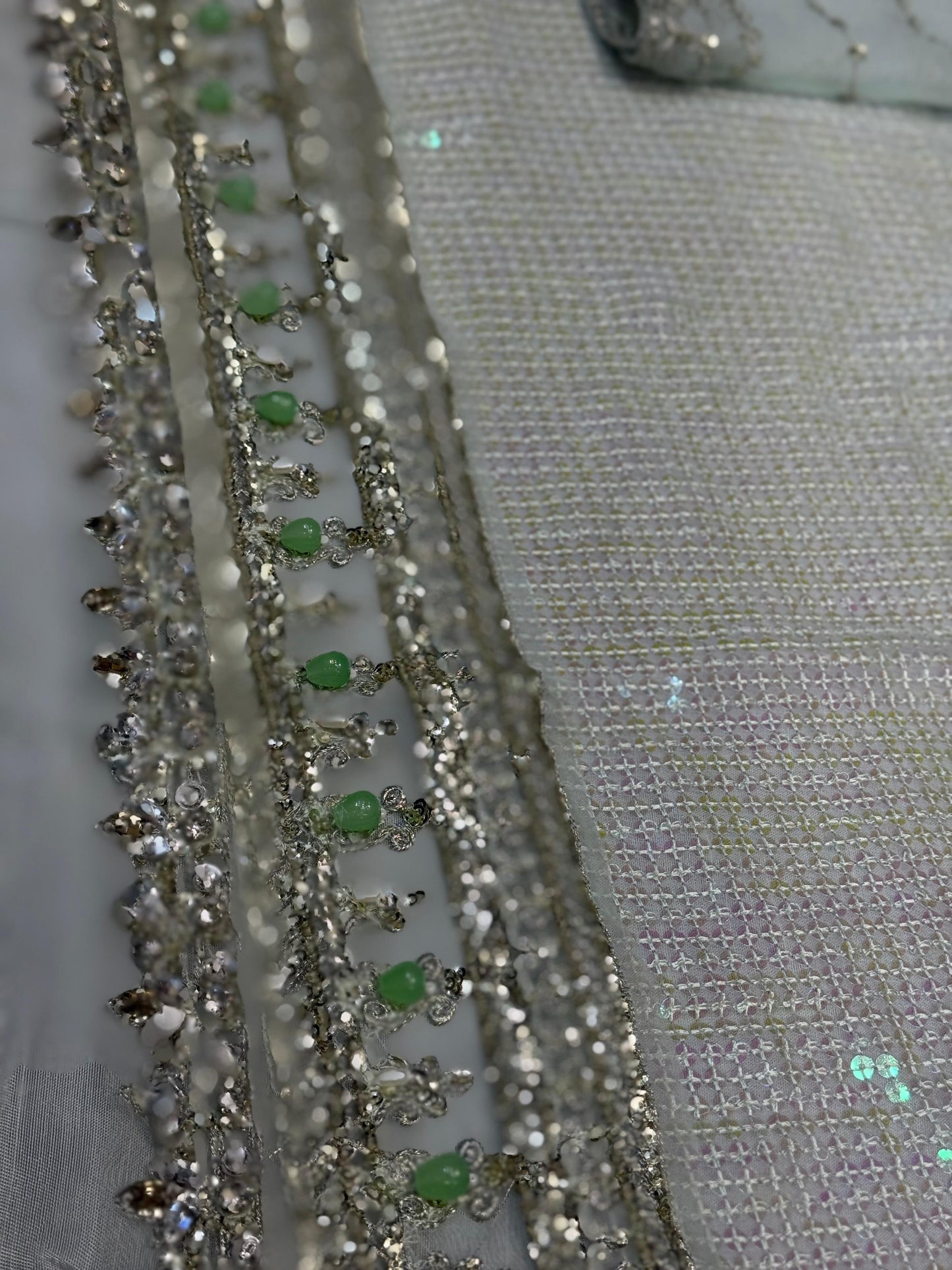 Maria B - Ice Blue Chiffon