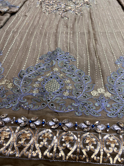 Maria B - Bronze Chiffon