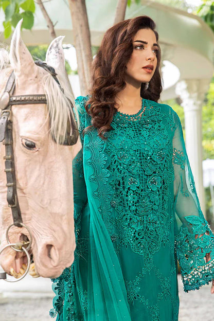 Maria B - Teal Chiffon