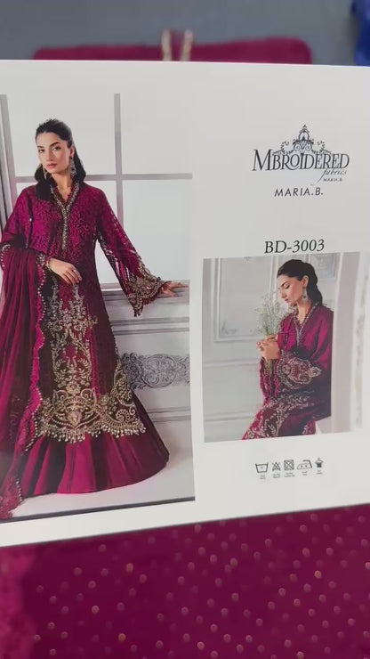 Maria B - Magenda Chiffon