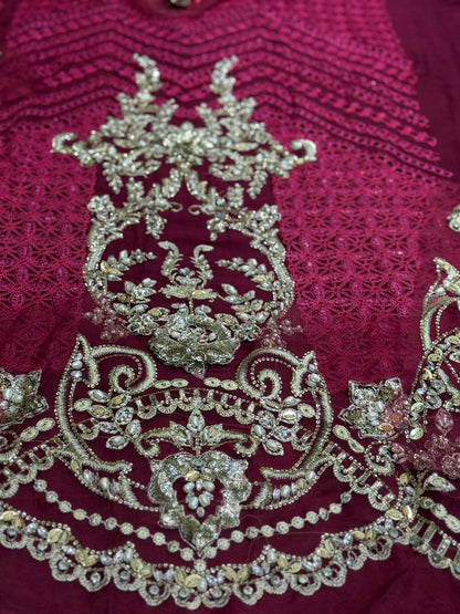 Maria B - Magenda Chiffon