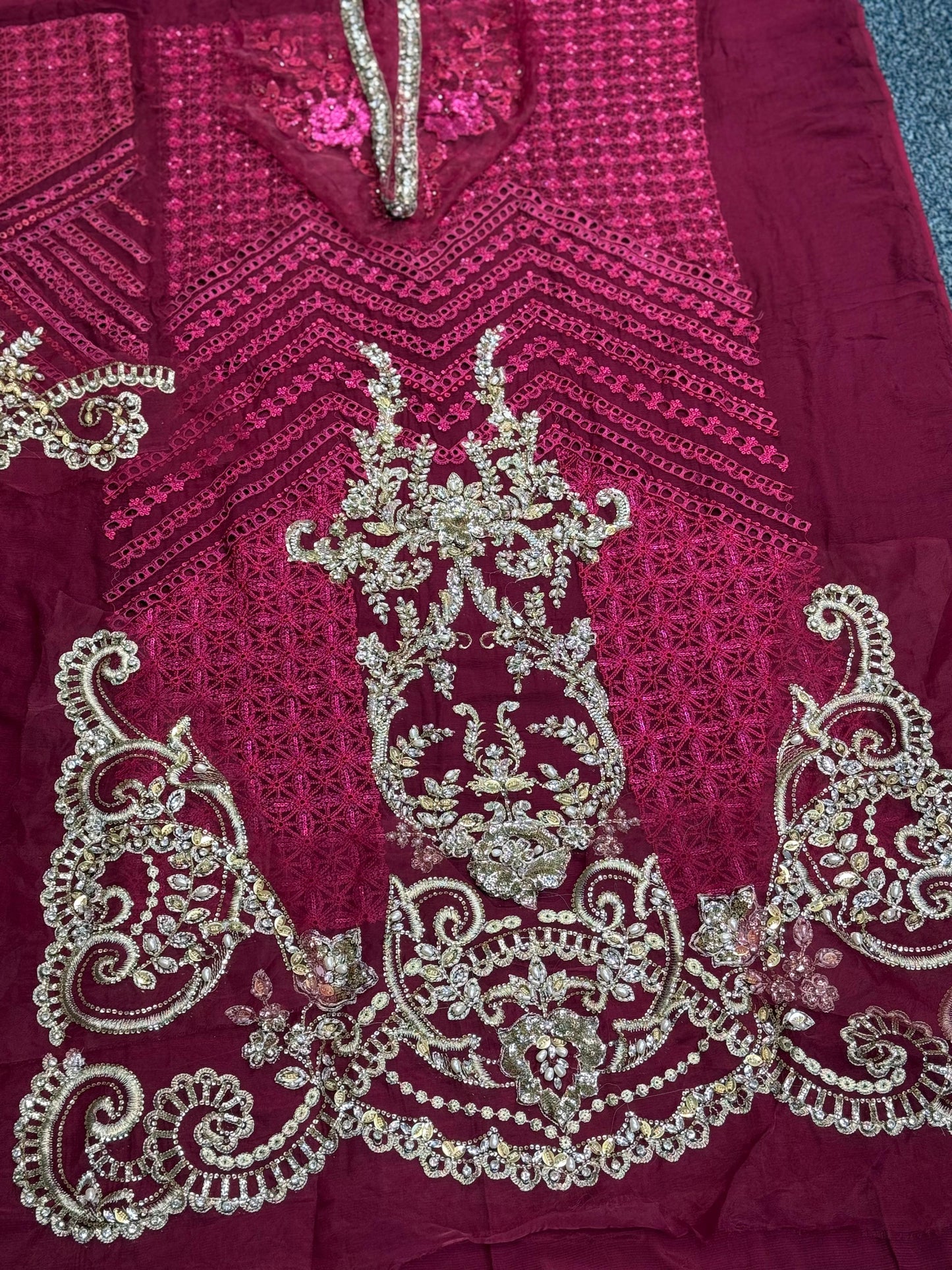 Maria B - Magenda Chiffon