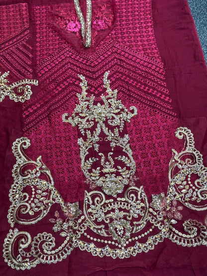 Maria B - Magenda Chiffon