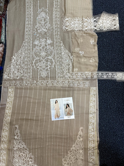 Maria B - Coffee Chiffon